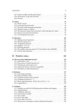 CONTENTS
5
12.7 Global variables and the global object . . . . . . . . . . . . . . . . . . . .
82
12.8 Declarations: scope an