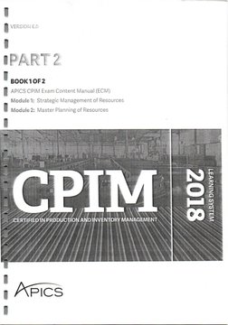 Cpim Part 02 Book 1of2 PDF Free | PDF