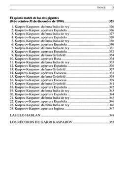 ÍNDICE 
5 
El quinto match de los dos gigantes 
(8 de octubre-31 de diciembre de 1990) ......................................