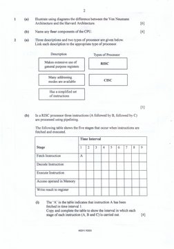 Computer Science p1 Alevel | PDF | Central Processing Unit | Binary ...