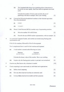 Computer Science p1 Alevel | PDF | Central Processing Unit | Binary ...