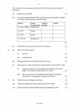 Computer Science p1 Alevel | PDF | Central Processing Unit | Binary ...
