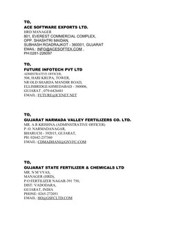 TO,
ACE SOFTWARE EXPORTS LTD.
HRD MANAGER
801, EVEREST COMMERCIAL COMPLEX, 
OPP. SHASHTRI MAIDAN, 
SUBHASH ROADRAJKOT - 36000