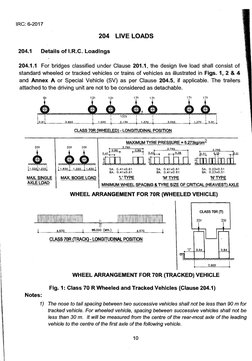 IRC Class 70R Vehicle Loading Details | PDF | Axle | Vehicle Technology