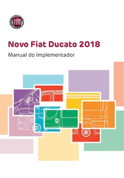 Novo Fiat Ducato 2018
Manual do Implementador
