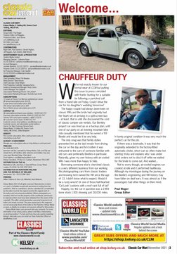 Classic Car Mart - November 2021 UK | PDF | Subscription Business