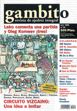 1 .U'-t U J -. Vt \.IJ l. 
1.,_1 
l\.1 t. 
1 l CU 
.. c3 Cbd7 6 .Ad3 Jxc47. Axc4 b5 
Ad 
DURANGO, GORLIZ, BILBAO, 
ERANDIO, P