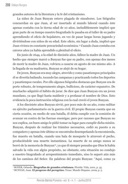 206 Odalys Burgos
Revista Batista Pioneira    vol. 8    n. 1    Junho/2019
grandes autores de la literatura y la fe del crist