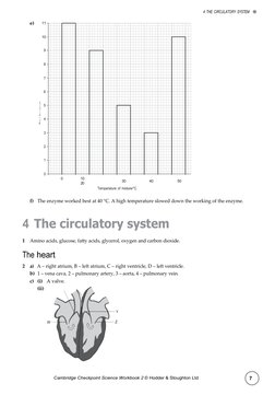 7
Cambridge Checkpoint Science Workbook 2 © Hodder & Stoughton Ltd 
2012
e)
11
4 THE CIRCULATORY SYSTEM
10
9
8
7
6
5
4
3
2
1