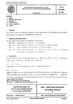 C6pia 
impressa 
pelo 
Sistema 
CENWIN 
EXECIJCAO 
DE ALVENARIA 
SEM Fur&A0 
02.243 
ESTRUTURAL 
DE TIJOLOS 
E BLOCOS 
CERAMI