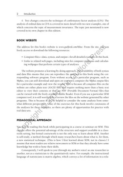 Copyright © 2016 The Guilford Press
2	
Introduction	
4.  Two changes concern the technique of confirmatory factor analysis (C