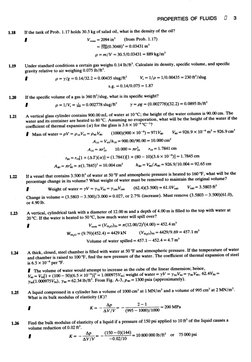 Solved Problems in Fluid Mechanics-Chapter 1 - Fluid Properties | PDF