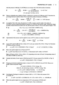 Solved Problems in Fluid Mechanics-Chapter 1 - Fluid Properties | PDF