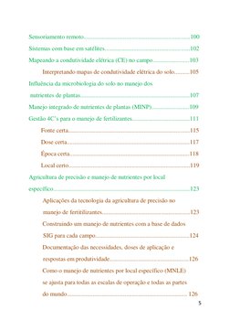 5 
 
Sensoriamento remoto......................................................................100 
Sistemas com base em saté