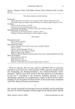 TABLE 1: Outline of New York Public Library, Oster Collection, File 31, items
28±153
THE ACHIEVEMENTS OF THE MASTERS
Producti