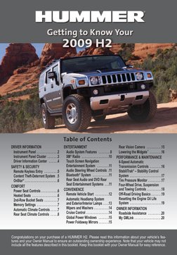 Hummer) Hummer H2 User Manual | PDF | Compact Disc