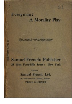 Everyman: A Morality Play Script | PDF | Penance | Sacraments
