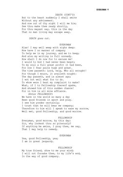 Everyman: A Morality Play Script | PDF | Penance | Sacraments