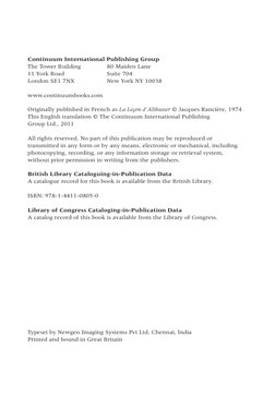 Continuum International Publishing Group
The Tower Building 
80 Maiden Lane
11 York Road 
Suite 704
London SE1 7NX 
New York