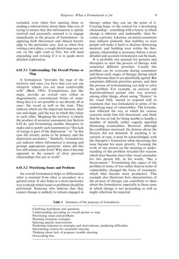 excluded, even when first meeting them or
reading a referral letter about them. One way of
trying to ensure that this informa