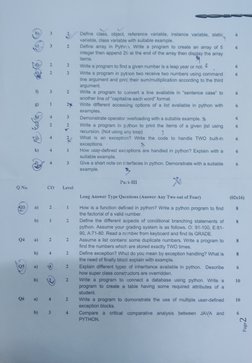 Define class, object, reference variable, instance variable, static 
varnable, class variable with suitable example 
Define a
