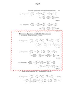 Navier-Stokes Equation Derivation in Cylindrical Coordinates | PDF ...