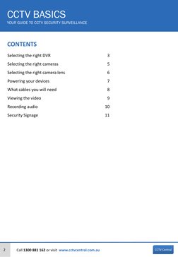 CCTV System Basics Guide | PDF | Closed Circuit Television | Digital ...
