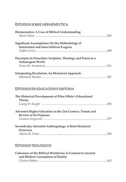 ESTUDIOS SOBRE HERMENÉUTICA
Hermeneutics: A Case of Biblical Understanding
 
Mario Veloso  ..................................