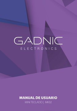 MINI TECLADO |  MK02
