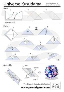 Kusudama Origami Instructions Guide | PDF