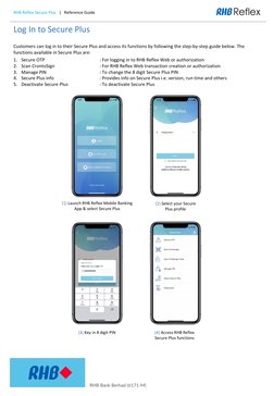 Secure Plus Authorization Rhb RHB Reflex Secure Plus Activation Guide | PDF | Personal Identification ...