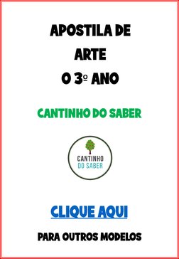 Atividades de Artes 3º Ano Fundamental | PDF