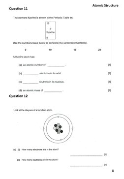 Year 7 Chemistry Revision Worksheet | PDF | Chemical Compounds | Chlorine