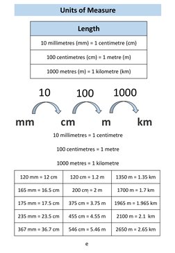 Length Conversion Guide: mm, cm, m, km | PDF | Metre | Distance