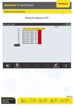 Fanuc Robot I/O Configuration Guide | PDF | Input/Output | Robot