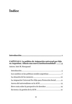 III 
 
Índice 
 
 
 
 
 
 
 
 
 
 
Introducción ................................................................... 1 
 
CAPÍ