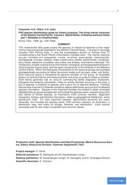 Fao - Part 1 - Fish Identification Guides | PDF | Food And Agriculture ...