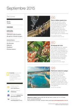 Secciones
En portada Un joven monje
lee los textos sagrados
del budismo en el templo
de Wat Paphaimisaiyaram,
en Luang Praban