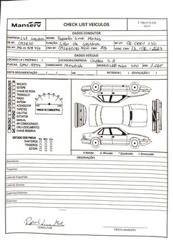 F-799-0175.039 
Manserv 
CHECK LIST VEICULOS 
VS.01
DADOS CONDUTOR 
EMPRESA:LSi Loajshca NOME: Ragaelo uma Morhns
RE N: 0S363