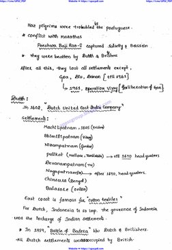 Modern History Handwritten Notes PDF | PDF