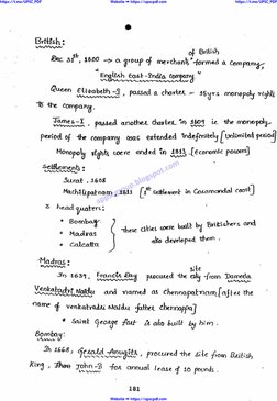 Modern History Handwritten Notes PDF | PDF