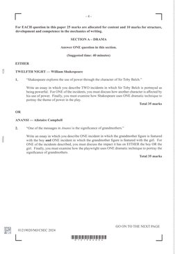 English B Paper 02 May-June Csec 2024 | PDF