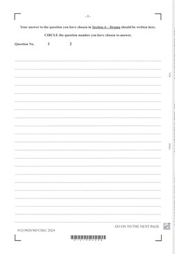 English B Paper 02 May-June Csec 2024 | PDF