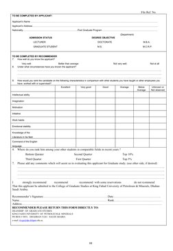 File Ref. No.
TO BE COMPLETED BY APPLICANT:
Applicant’s Name ……………………………………………………………………………………………………………….……………………………….
Applica