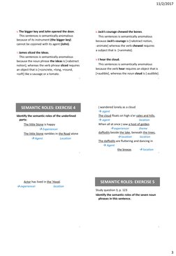 Semantics Exercises and Answer Key | PDF | Semantics | Linguistics