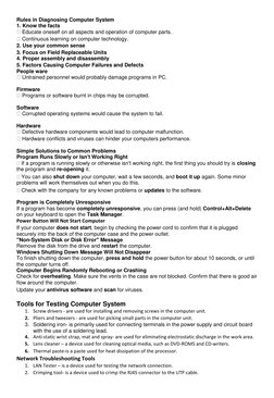 Diagnosing Computer System Rules | PDF | Electrical Connector | Computing