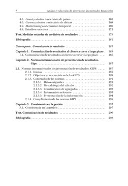 8	
Análisis y selección de inversiones en mercados financieros
4.5. Country selection o selección de países  . . . . . . . .