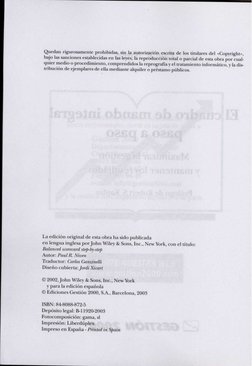 Quedan rigurosamente prohibidas, sin la autorización escrita de los titulares del «Copyright»,
bajo las sanciones establecida