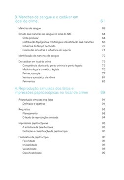 3.	Manchas de sangue e o cadáver em  
local de crime	
61
Manchas de sangue	
62
Estudo das manchas de sangue no local do fato