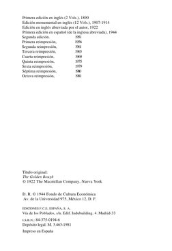 Primera edición en inglés (2 Vols.), 1890 
Edición monumental en inglés (12 Vols.), 1907-1914 
Edición en inglés abreviada po